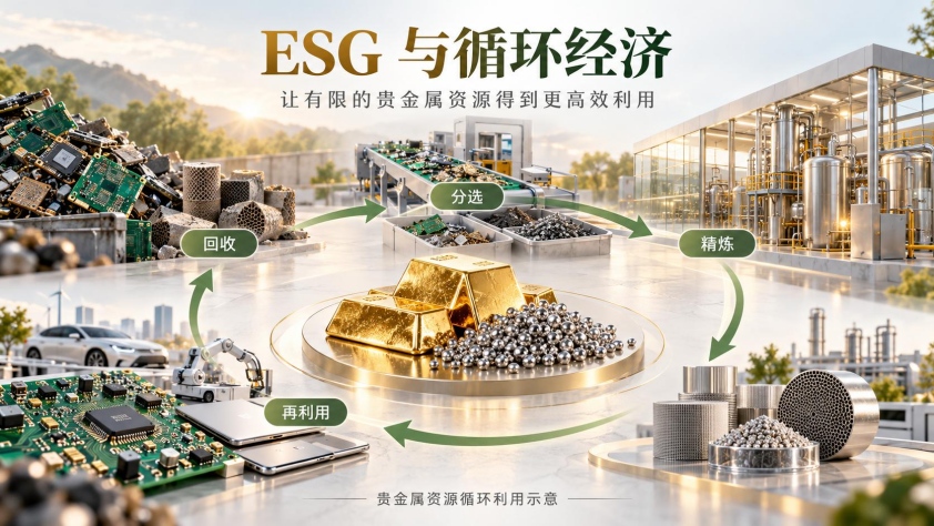 ESG 与循环经济：让有限的贵金属资源得到更高效利用